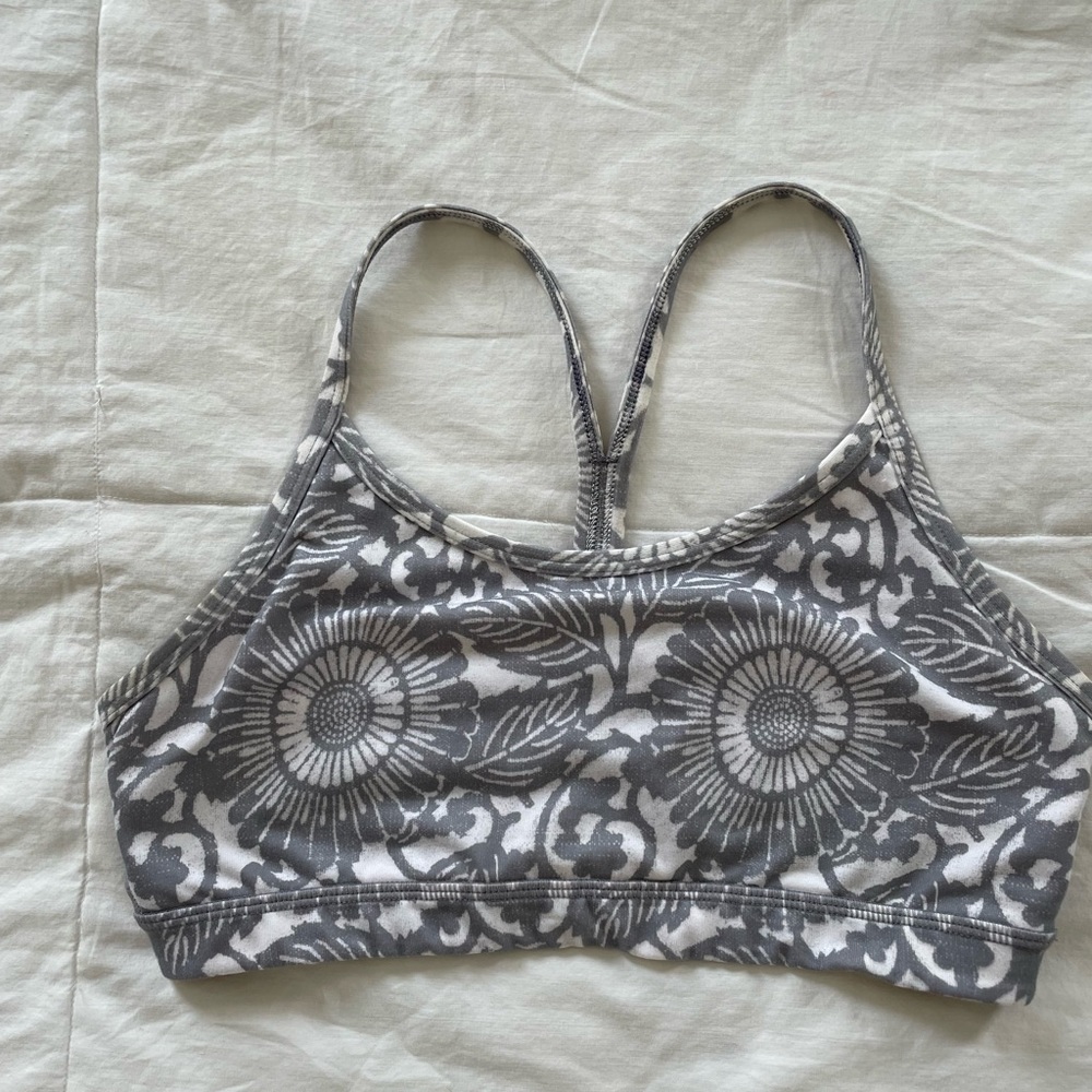 vintage lululemon floral Y back bra